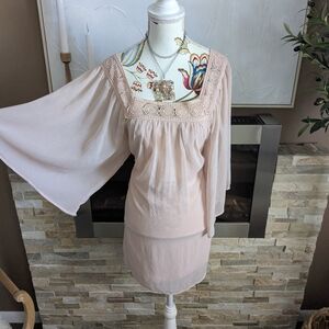 New Look Blush Blouse with Elegant Sleeves